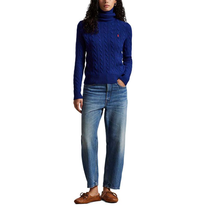 Polo Ralph Lauren Cable Turtleneck Sweater image number 3